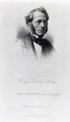 George Gabriel Stokes, gegraveerd door C.H Jeens, 1875